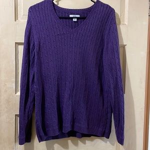 Purple sweater